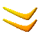 pijl geel